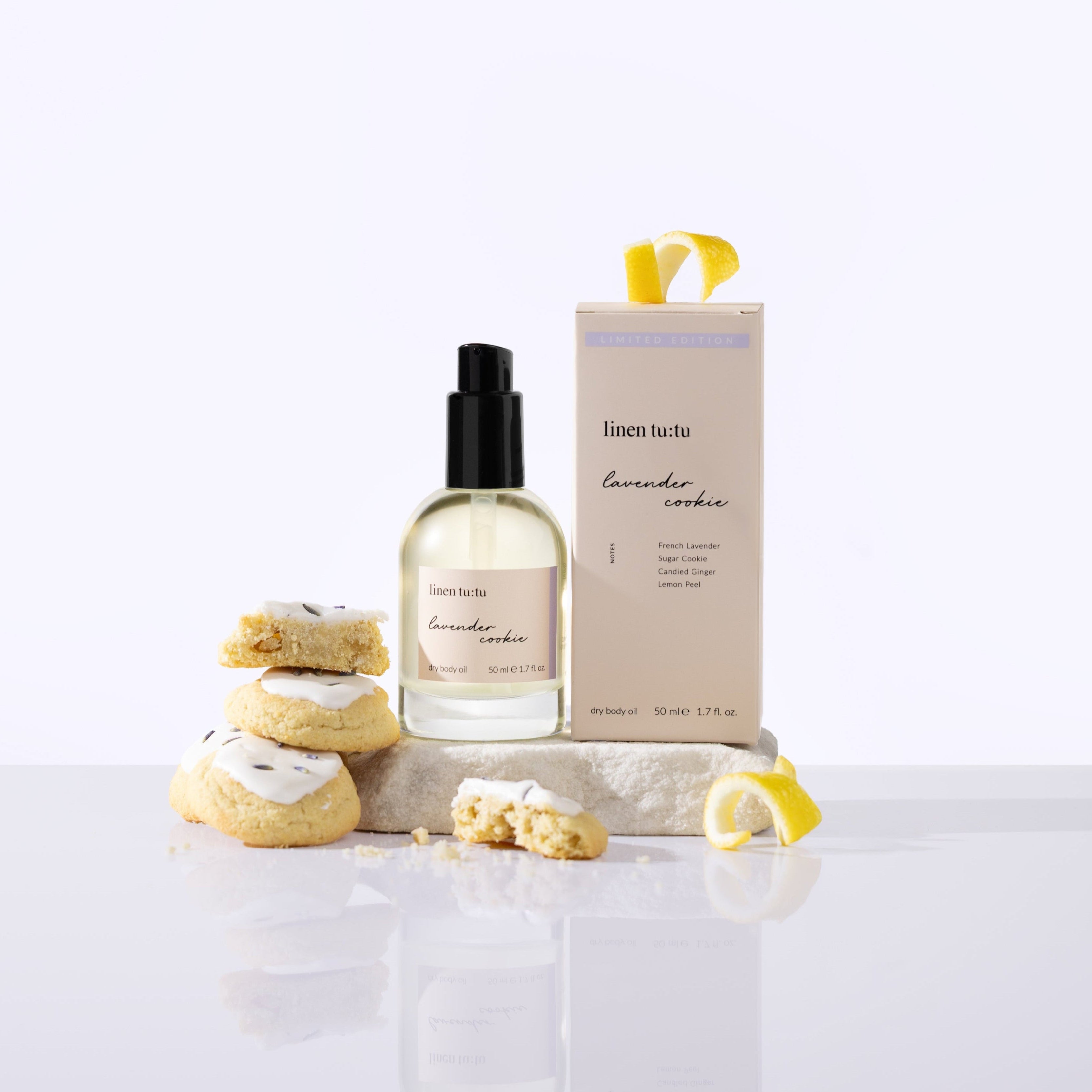 lavender cookie dry body oil