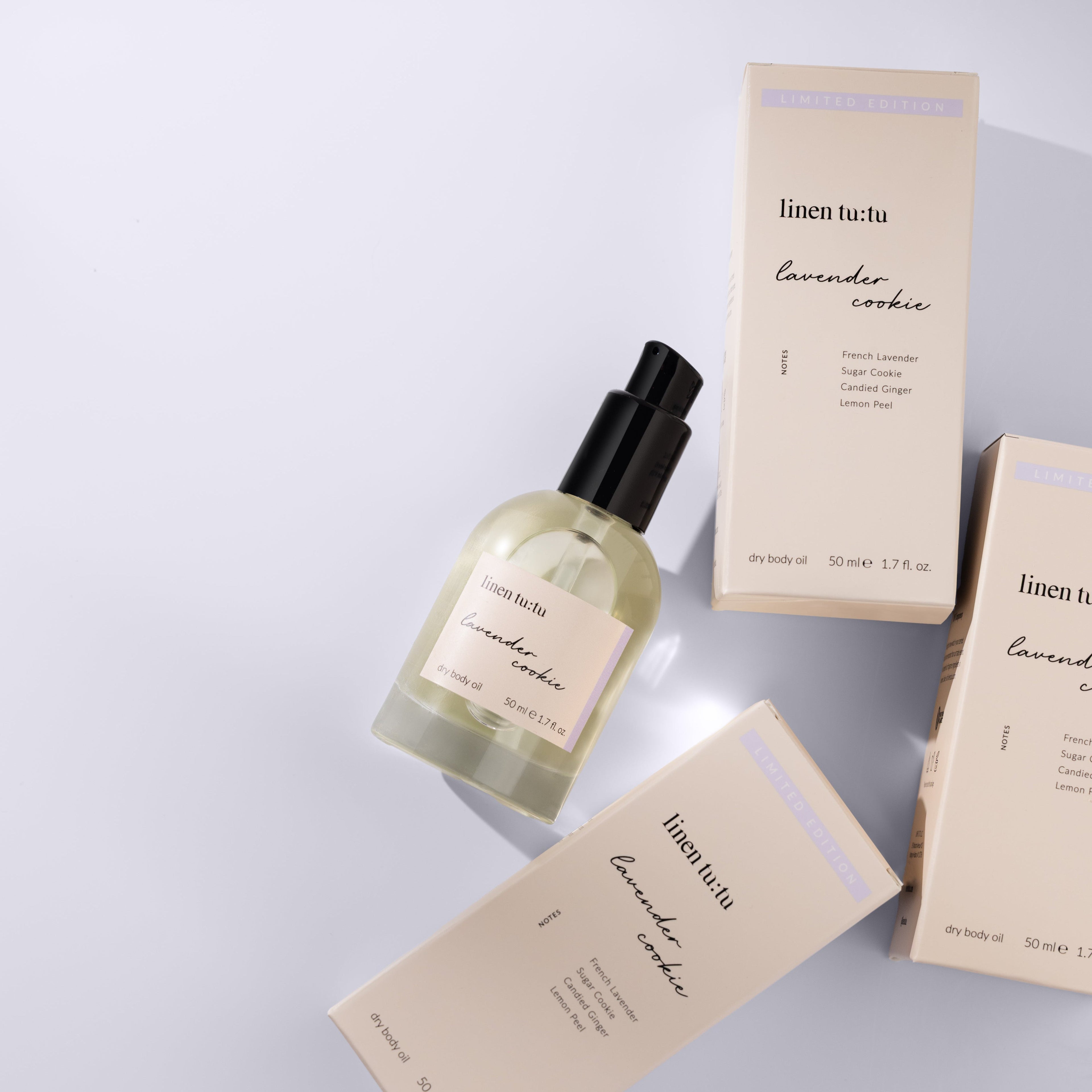 lavender cookie dry body oil