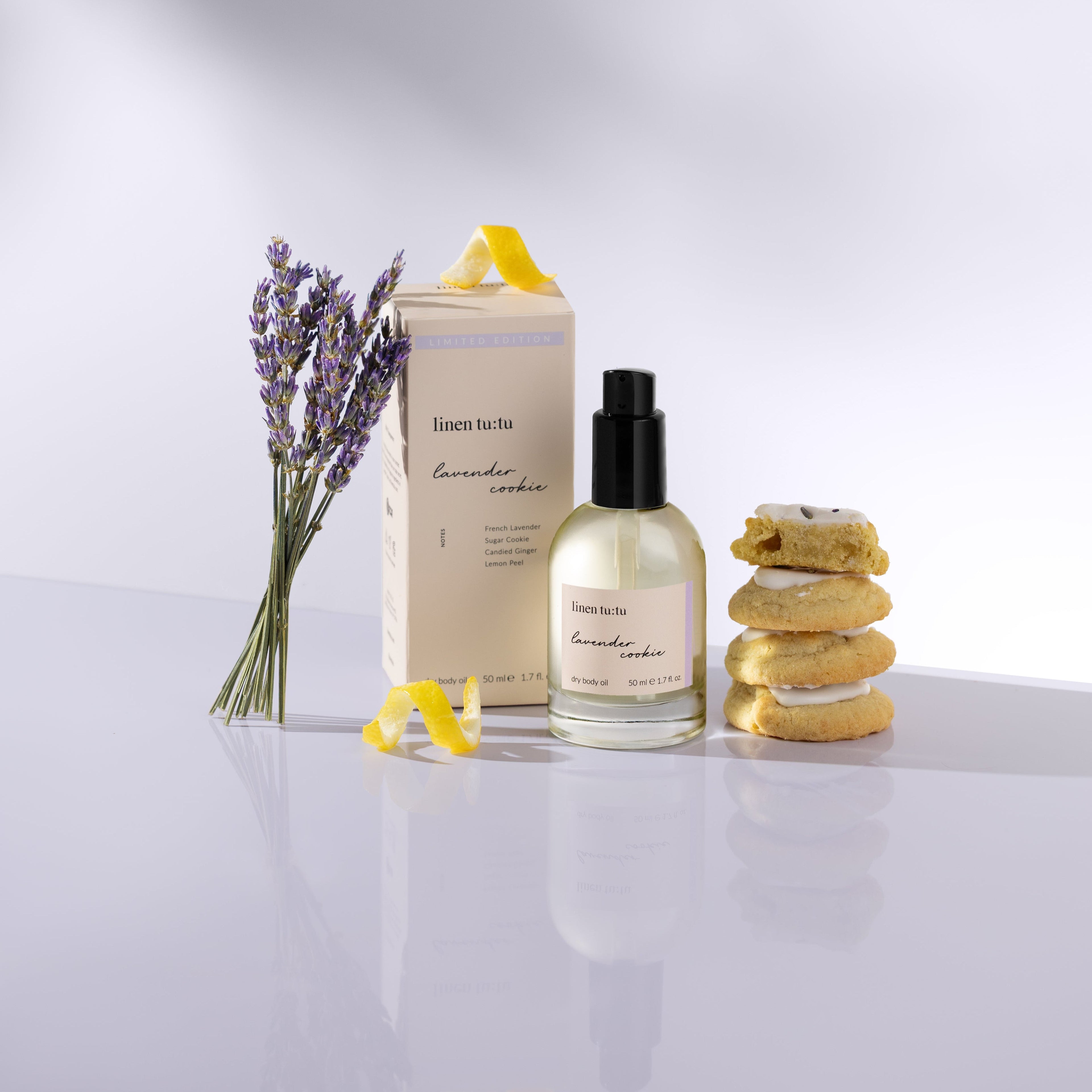lavender cookie dry body oil