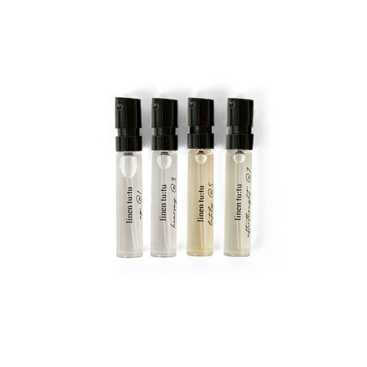 Linen Tutu natural perfume discovery set