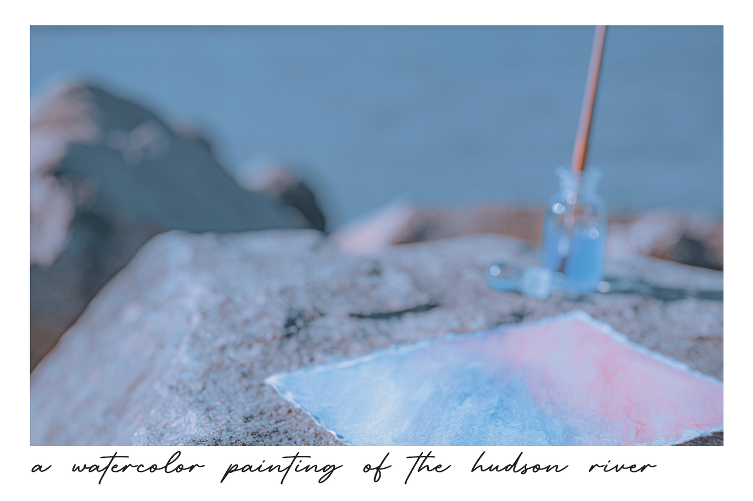 Linen Tutu afterthought at seven natural eau de parfum. A watercolor painting of the Hudson River. 