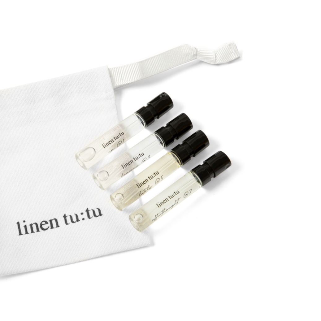 Linen Tutu natural perfume discovery set