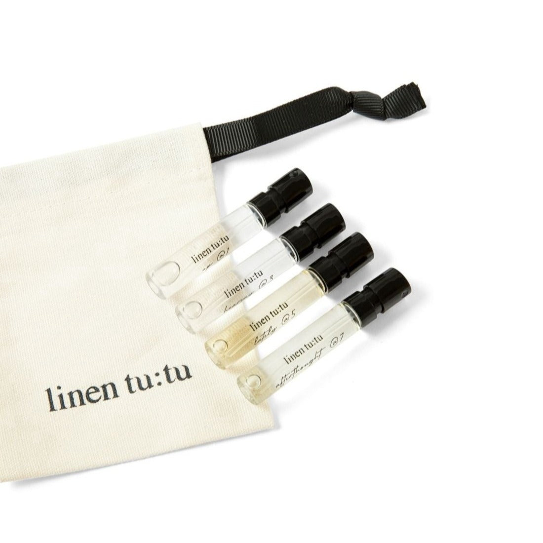 Linen Tutu natural perfume discovery set