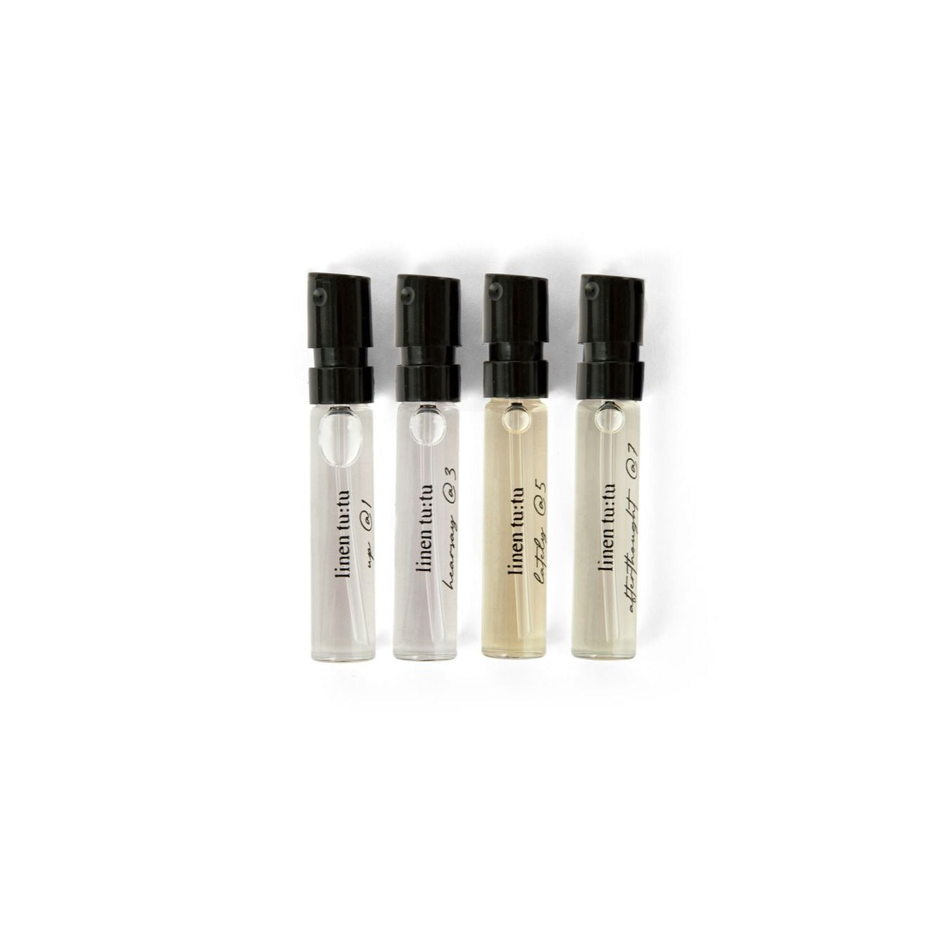 Linen Tutu natural perfume discovery set