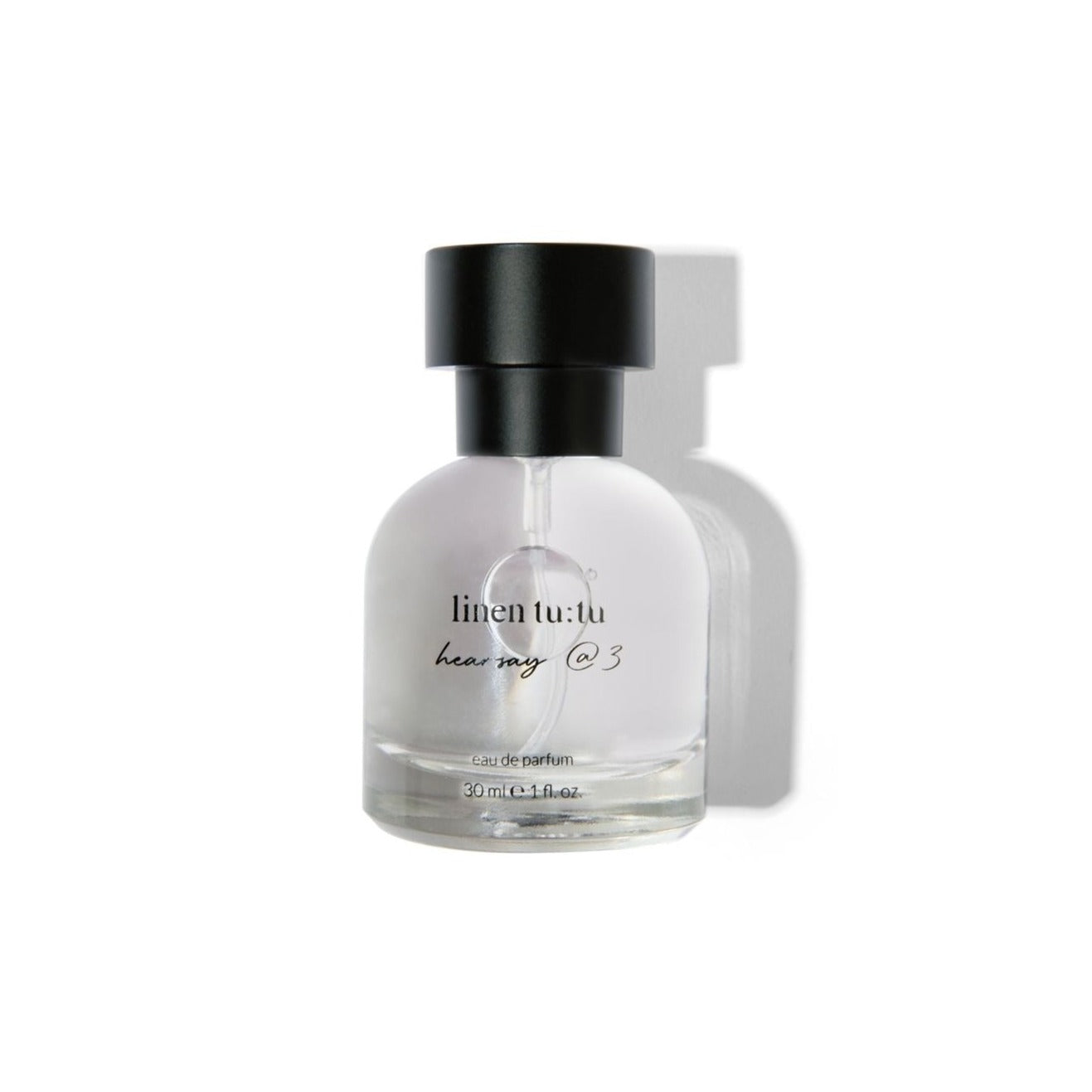 Linen Tutu Hearsay at Three 30 ml fragrance on a white background